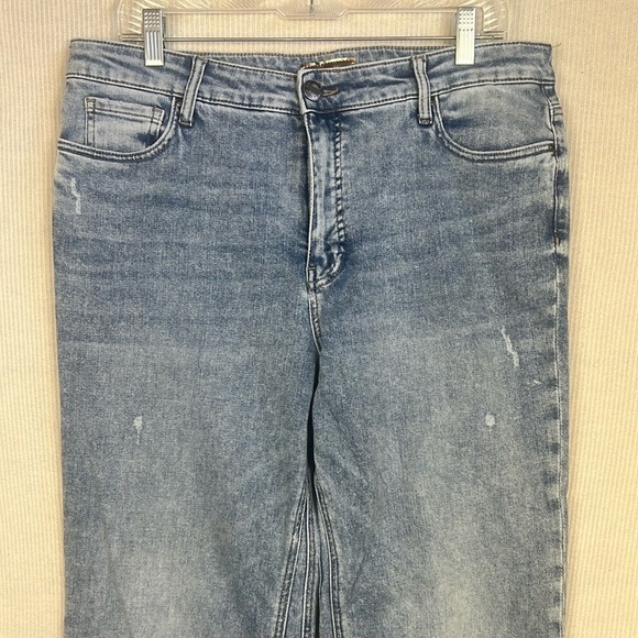 Kut From The Kloth Women’s Size 14 Kelsey Ankle Flare Jeans High Rise Raw Hem - Picture 2 of 14